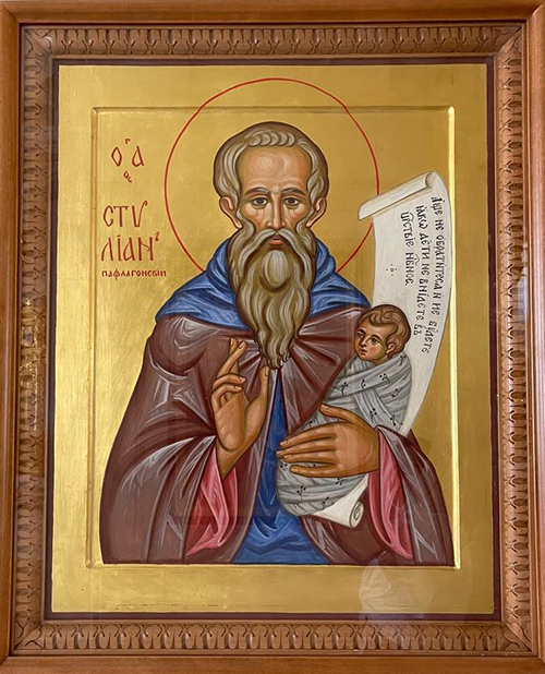 Икона преподобного Стилиана Пафлагонского